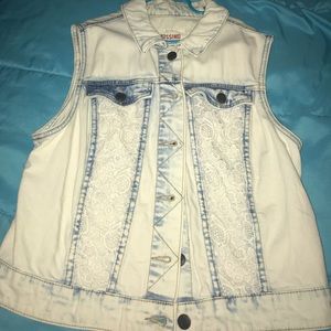 Blue jean vest